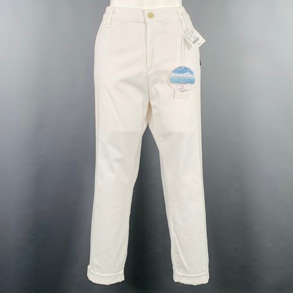 ADRIANO GOLDSCHMIED Size 32 Caden White Cotton Blend Jeans - Picture 1 of 9